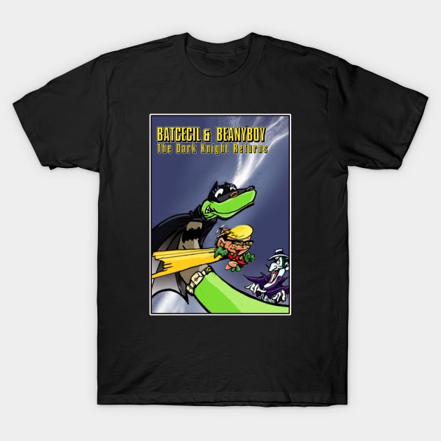 Batcecil and Beanyboy T-Shirt by Biomek